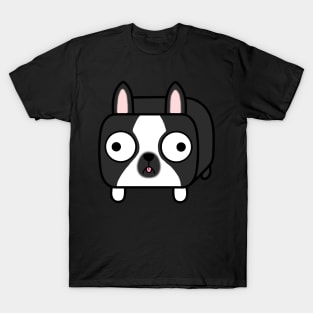 Boston Terrier Loaf - Black and White Dog T-Shirt